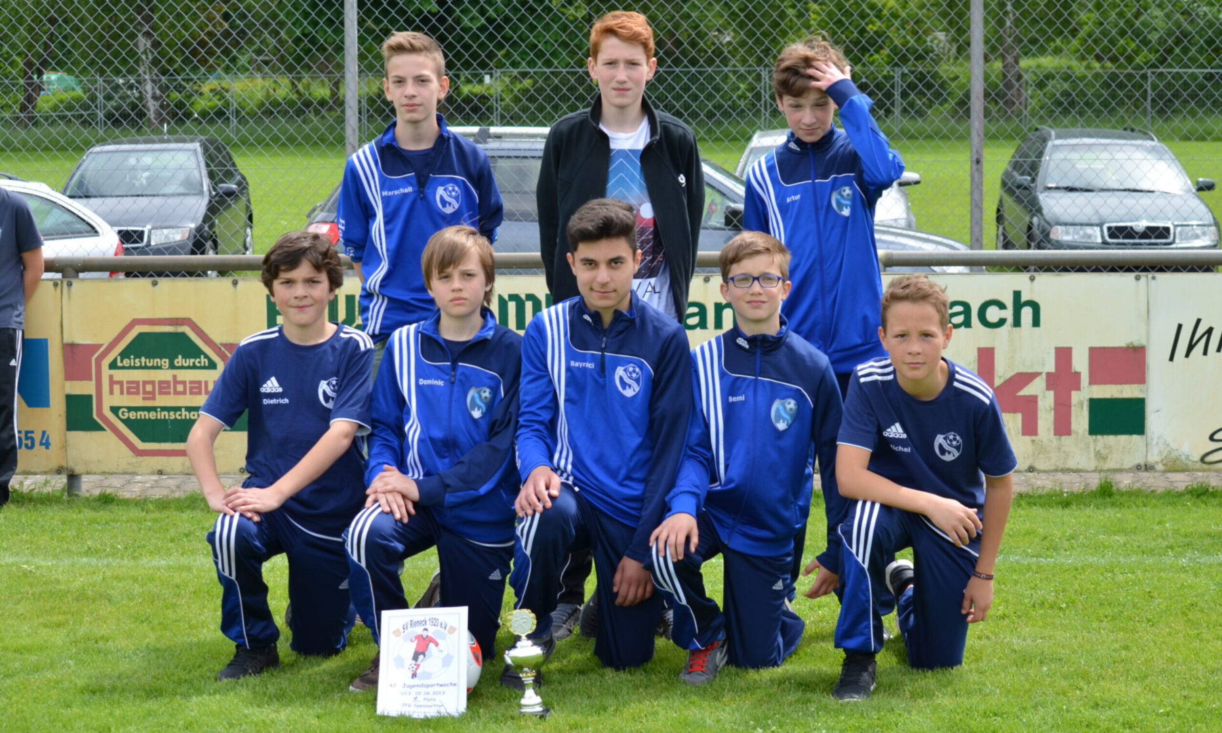 2013.06.02 Mannschaftsfoto - U13 Turniersieg in Rieneck